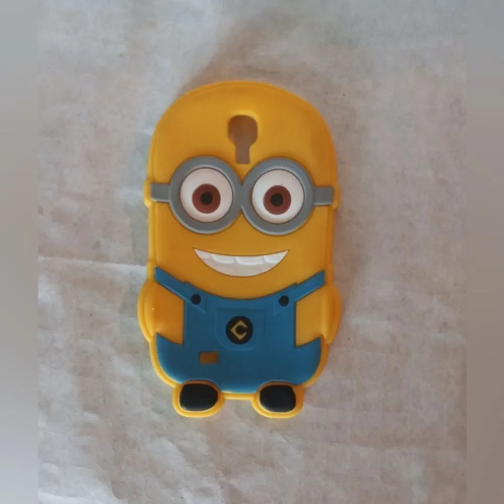 3D Cartoon Minions Soft Silicone Rubber Phone Case